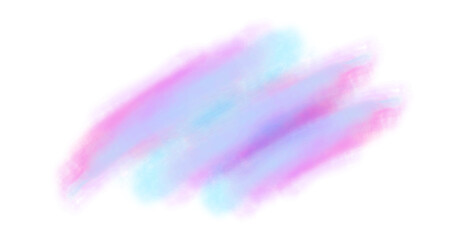 Colorful Watercolor Brush Isolated On White Background. Vector Illustration