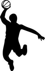 basketball player silhouette