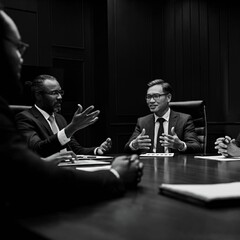 two professionals at work