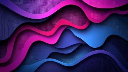 Obraz premium Abstract wavy lines background flowing pattern for digital art and creative design