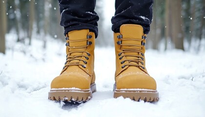 Stylish and durable winter boots for outdoor adventures in snowy conditions and cold weather environments