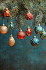 Obraz premium decoration ornament on Christmas tree.