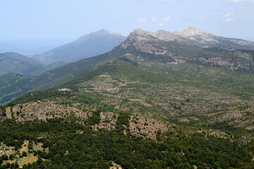 Obraz premium Panorama da Monte Novo San Giovanni, sullo sfondo Punta Solitta