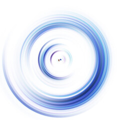 Colorful radial motion effect. Abstract rounded background. Color curves and sphere.