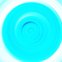 Colorful radial motion effect. Abstract rounded background. Color curves and sphere.