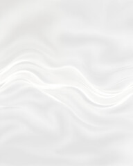 Obraz premium Abstract White Soft Flowing Waves white Background 