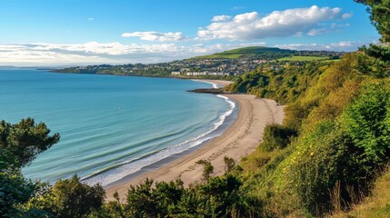 Dublin Killiney Beach scenery