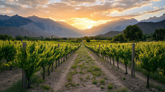 vineyard mendoza vineyards vineyards illustration agriculture nature, winery farm, red andes vineyard mendoza vineyards vineyards shot with sony lens sunset