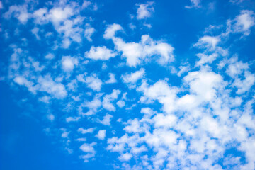 Blue sky with clouds. Blue sky with white clouds.

