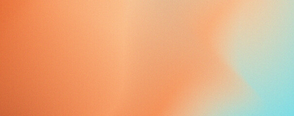 Grainy gradient background brown blue retro noise texture summer banner poster backdrop design, colorful gradient noise grain background texture, copy space