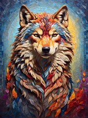 Wolf of Colors: A Psychedelic Interpretation