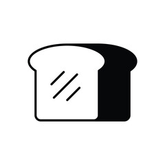 Bread vector icon stock illustration