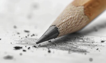 Pencil on the sketchpad, 4K hyperrealistic photo