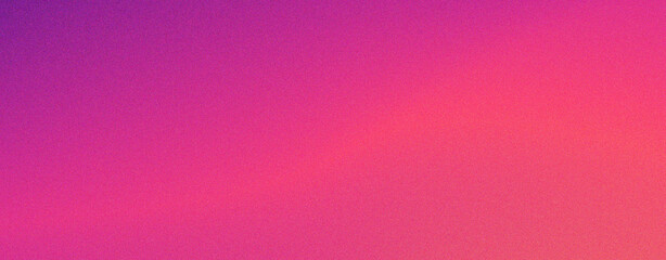 Grainy gradient background pink and purple abstract glowing color wave black dark backdrop noise texture banner poster header design, vibrant retro style noise texture banner design copy space