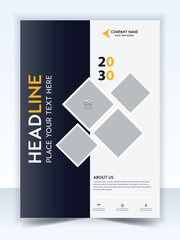 Business brochure with professional style