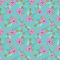 Creative collage contemporary floral seamless pattern leaf. Fashionable template for design. 