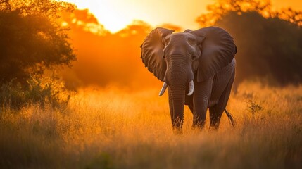 Obraz premium African elephants in South Africa