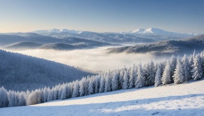 winter mountain landscape