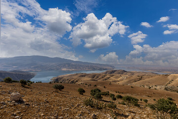 Ilısu Dam built on the Botan stream, a tributary of the Tigris River.