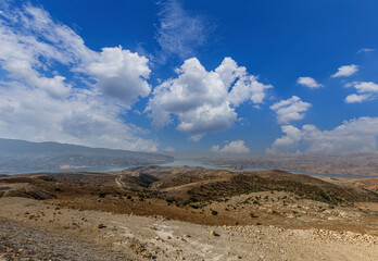 Ilısu Dam built on the Botan stream, a tributary of the Tigris River.