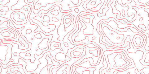 Vector tree rings seamless background, subtle pattern. topographic map background concept