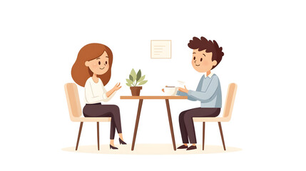 A manager offering support to an employee during a discussion