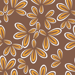 flower pattern floral seamless nature illustration vector