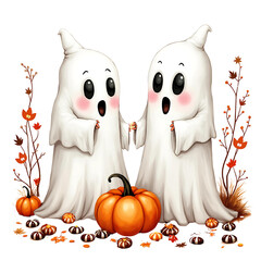 Cute Boho Halloween Ghost