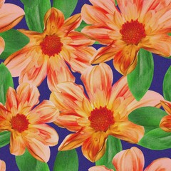 Dynamic Floral Pattern Designs for Print and Digital