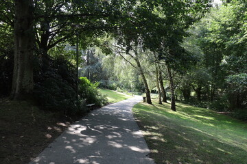 Fototapeta premium Le parc du Moine, parc public, ville de Cholet, département du Maine et Loire, France