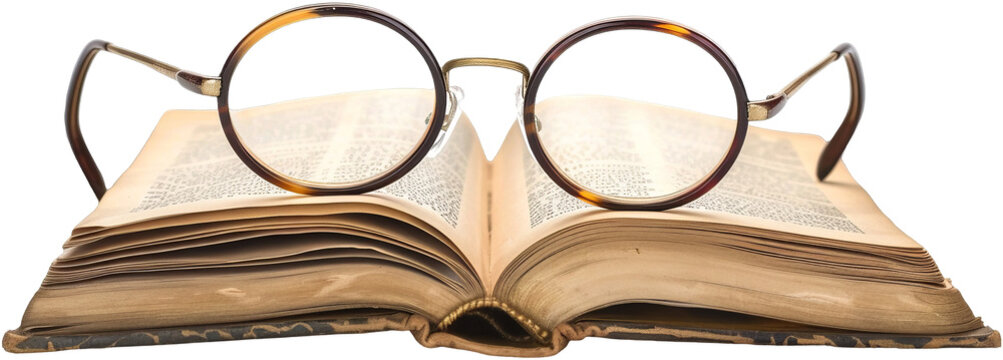 Intellectual Pursuits: Reading Glasses on an Ancient Tome