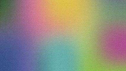 Futuristic Grainy Gradient Background - Poster with Unique Grainy Texture