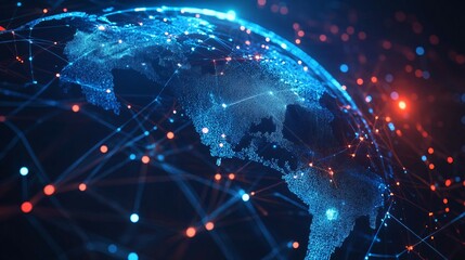 A Digital Representation of the Earth with Interconnected Nodes