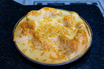 The famous roller coaster biscuit, made with tapioca flour and baked in the oven