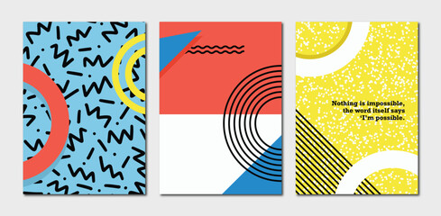 Cover design template vector