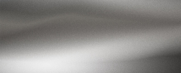 Black dark gray silver white wave abstract background for design, light wave, wavy line, Ombre gradient, Noise rough grungy grain brushed metal metallic effect banner header, abstract poster  © MnDesign03