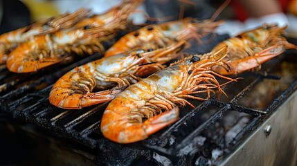Grilled Shrimp Grilled river shrimp is another delicious menu item. Anyone who tries it will be impressed with the delicious, fresh taste straight from the river.