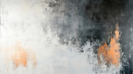 Abstract art piece showcasing a blend of dark, light, and metallic tones, perfect for modern decor and artistic inspiration.