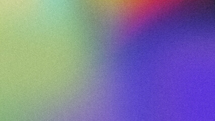 Colorful Gradient and Grainy Noise for Futuristic Poster Designs
