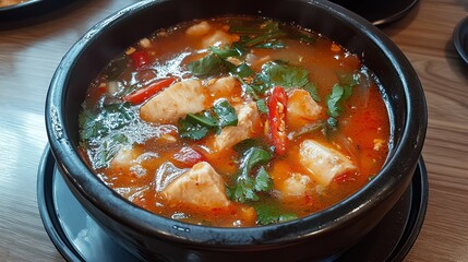 Tom Yum Goong, a Thai dish that everyone around the world knows and must find an opportunity to eat at least once.