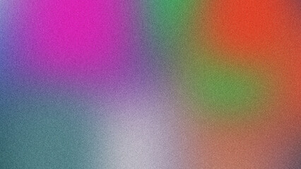 Colorful Gradient and Grainy Noise for Futuristic Poster Designs