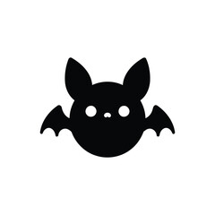 Obraz premium Halloween black bat silhouette