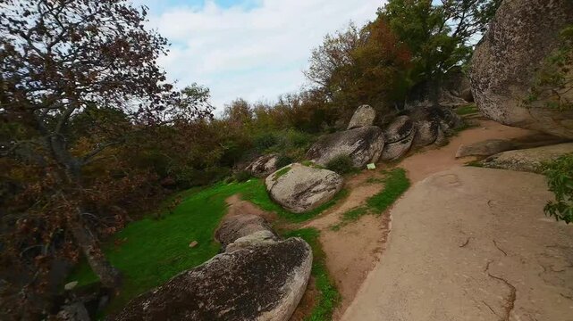 Beglik Tash - a prehistoric rock sanctuary situated on the Black Sea coast of Bulgaria, near town of Primorsko.