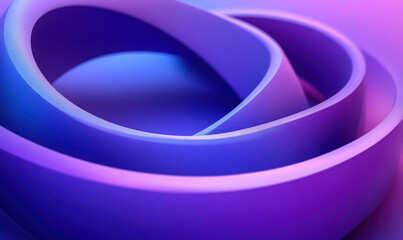 Fototapeta premium Abstract minimalist background design, 3d render