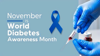 "National Diabetes Month: AI Postcard"
