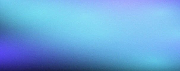Grainy gradient background violet blue abstract glowing color wave black dark backdrop noise texture banner poster header design, vibrant retro style noise texture banner design copy space