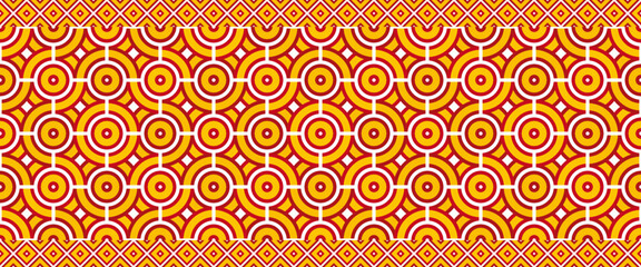 spanish pattern. mandala background. geometric texture for decoration. vector illustration