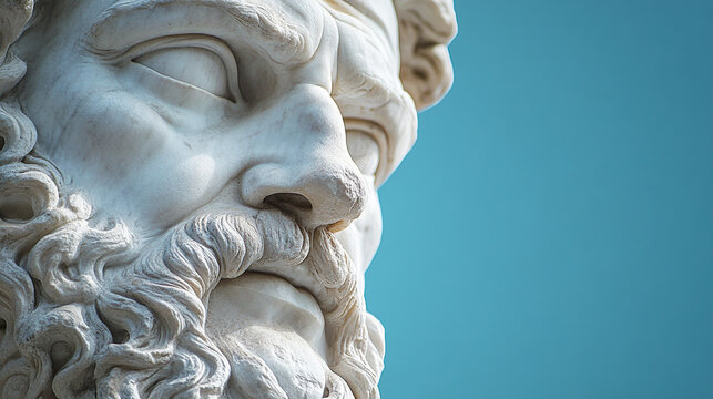 Bust of Socrates, ancient Greek philosopher