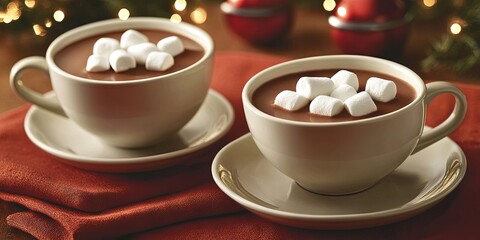 hot cocoa with mini marshmallows