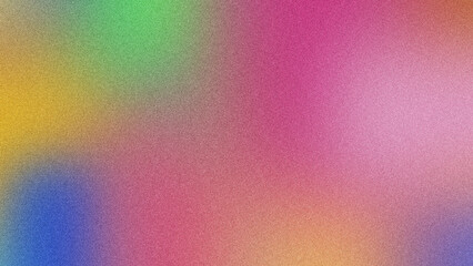 Colorful Gradient and Grainy Noise for Futuristic Poster Designs